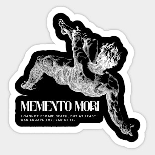 FALLING STOIC MEMENTO MORI Sticker